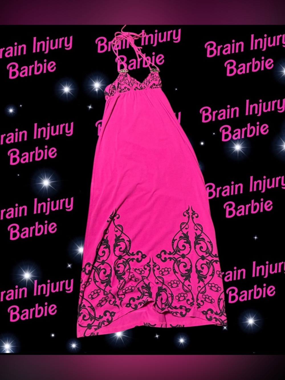 Vintage Scene kid holy grail halter dress rare